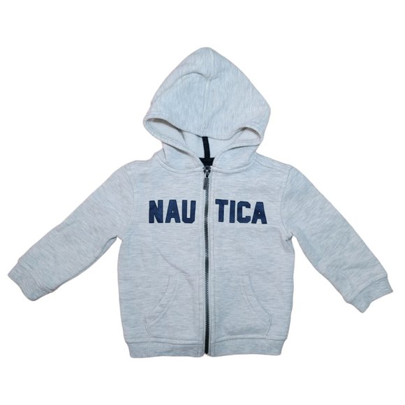 Nautica Other - Nautica Hooded Zip Up Sweatshirt Hoodie Toddler  18 mo